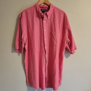 Lands' End Short Sleeve Button Down, XL Tall